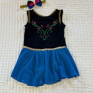 Girls Anna Leotard Dress with Headband